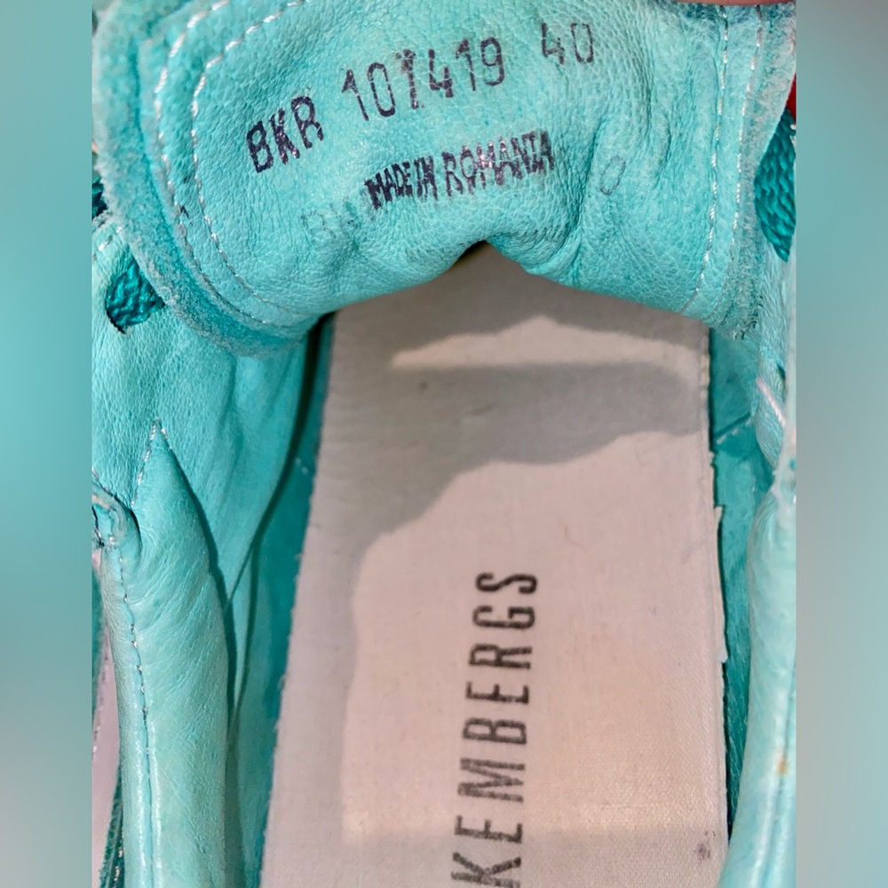 Bikkembergs Green Suede Sneakers for Women size 40. / 9 - Picture 7 of 17